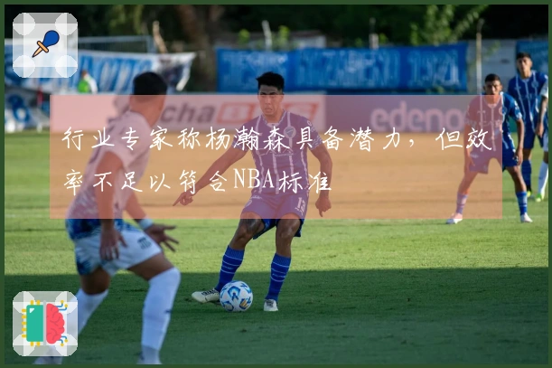 行业专家称杨瀚森具备潜力，但效率不足以符合NBA标准